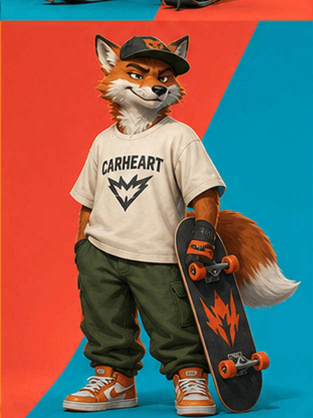 CARHEART Fox Skateboarding concept athlete